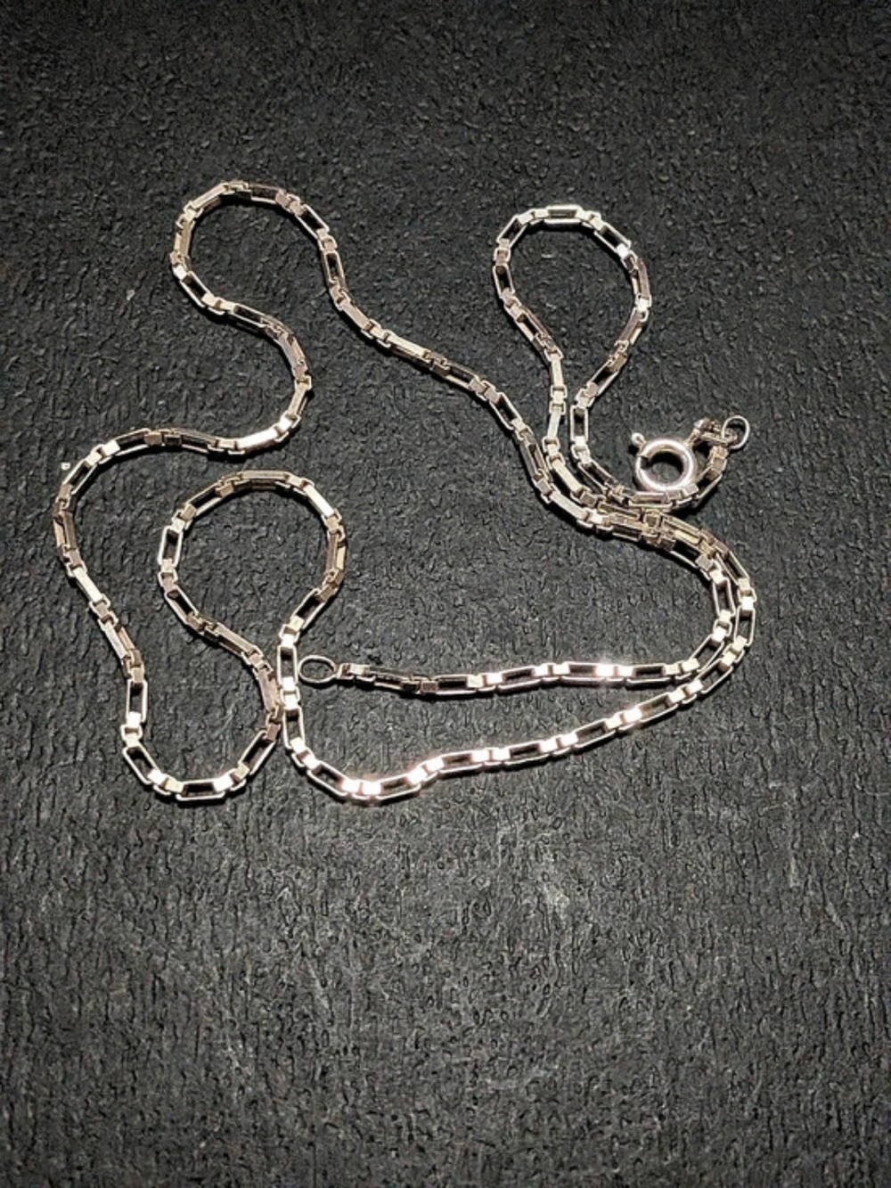 Vintage Men’s 925 Sterling Silver Walter Link Chain Necklace - 18"